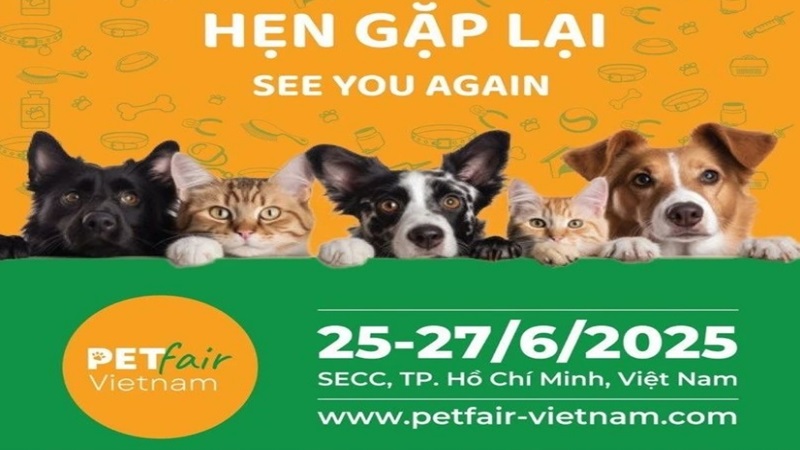 2025年越南国际宠物用品展（Petfair Vietnam）